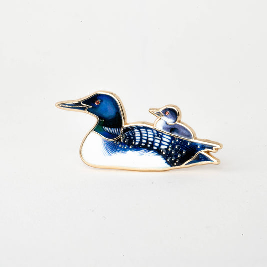 Loon Pin, Lake Lover Gifts, Nature Pins Bird Gifts