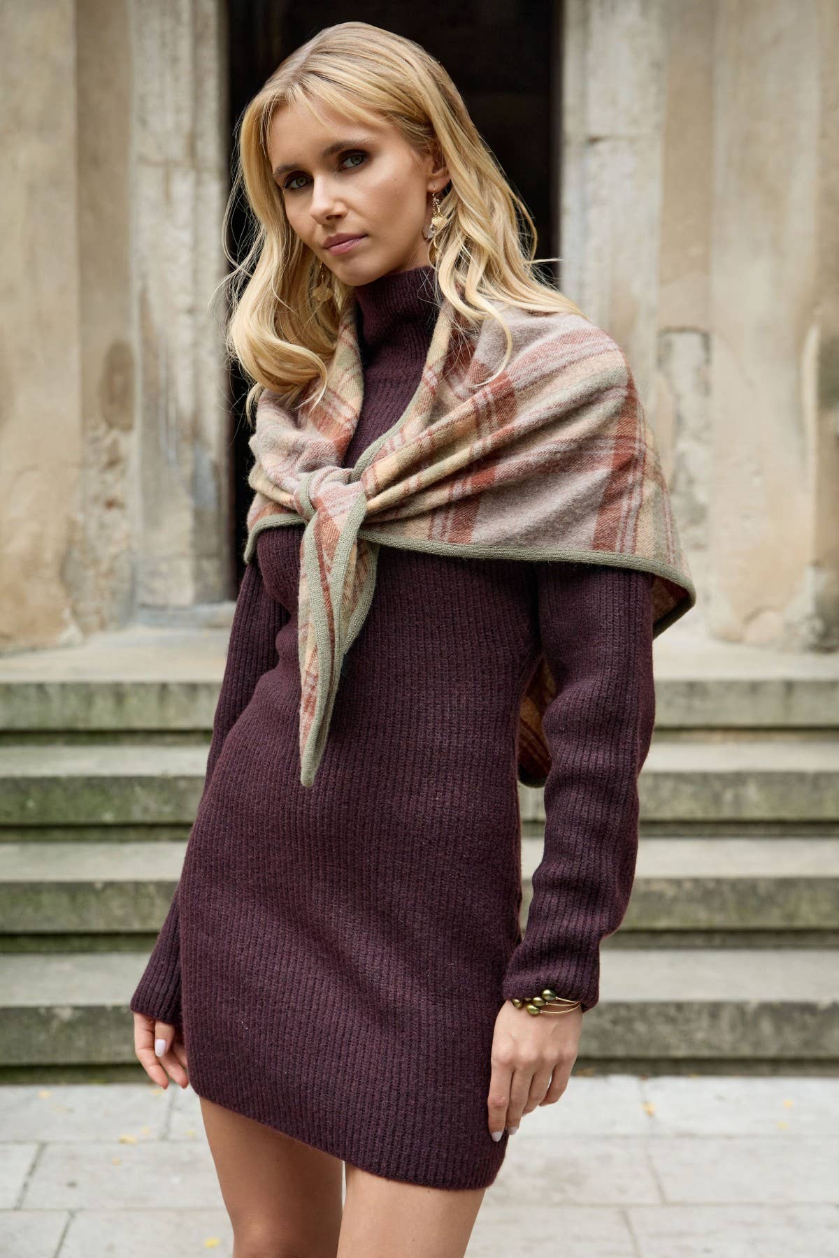 Wool Triangle Scarf