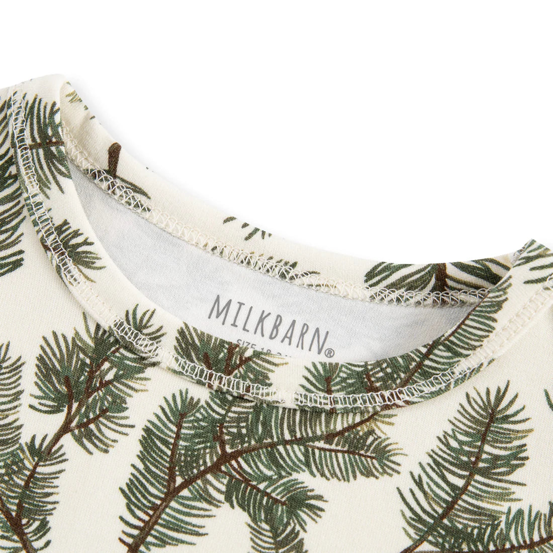 Pine Brushed Long Sleeve 2 Piece Pajama Set