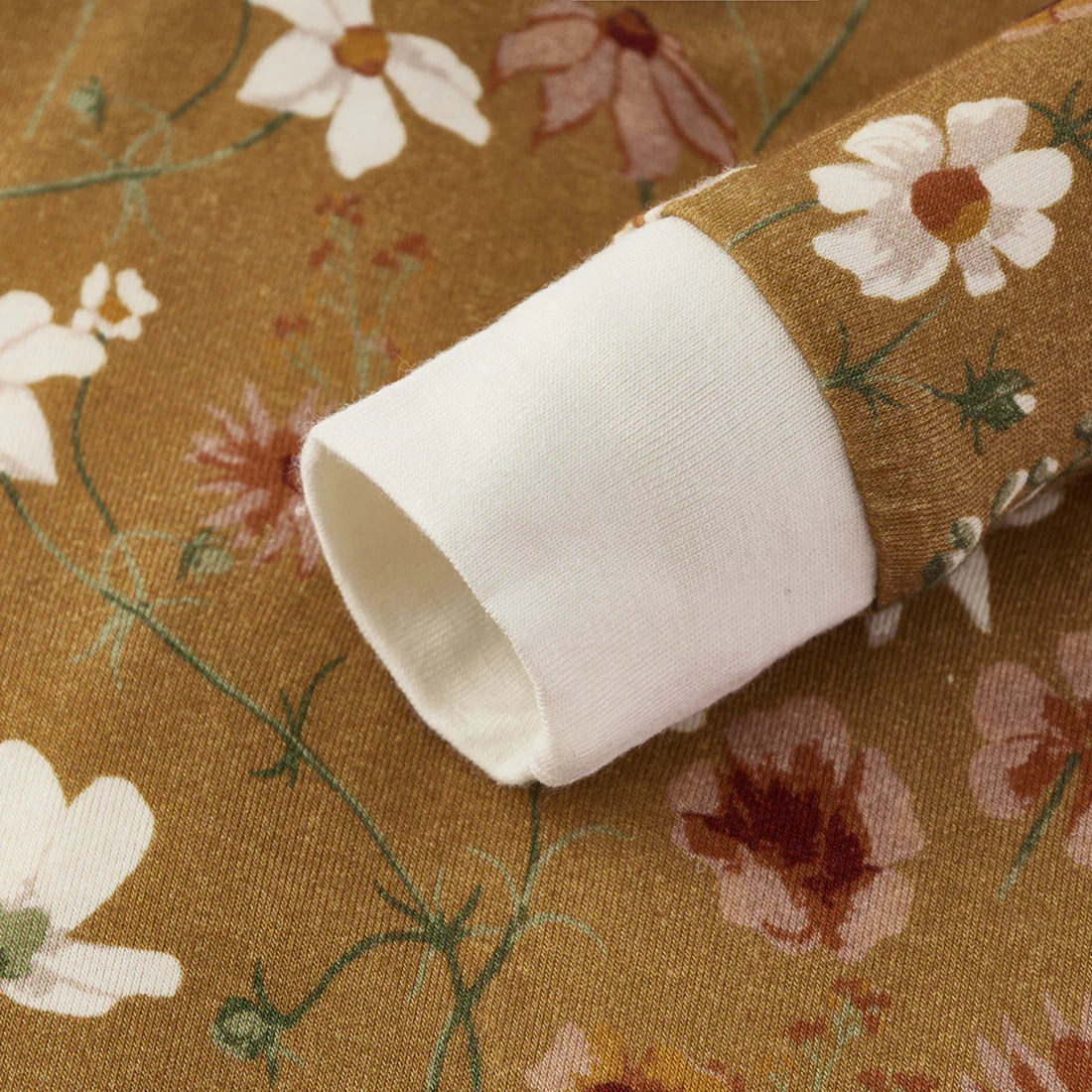 Wildflower Luxe Stretch Zipper Pajama