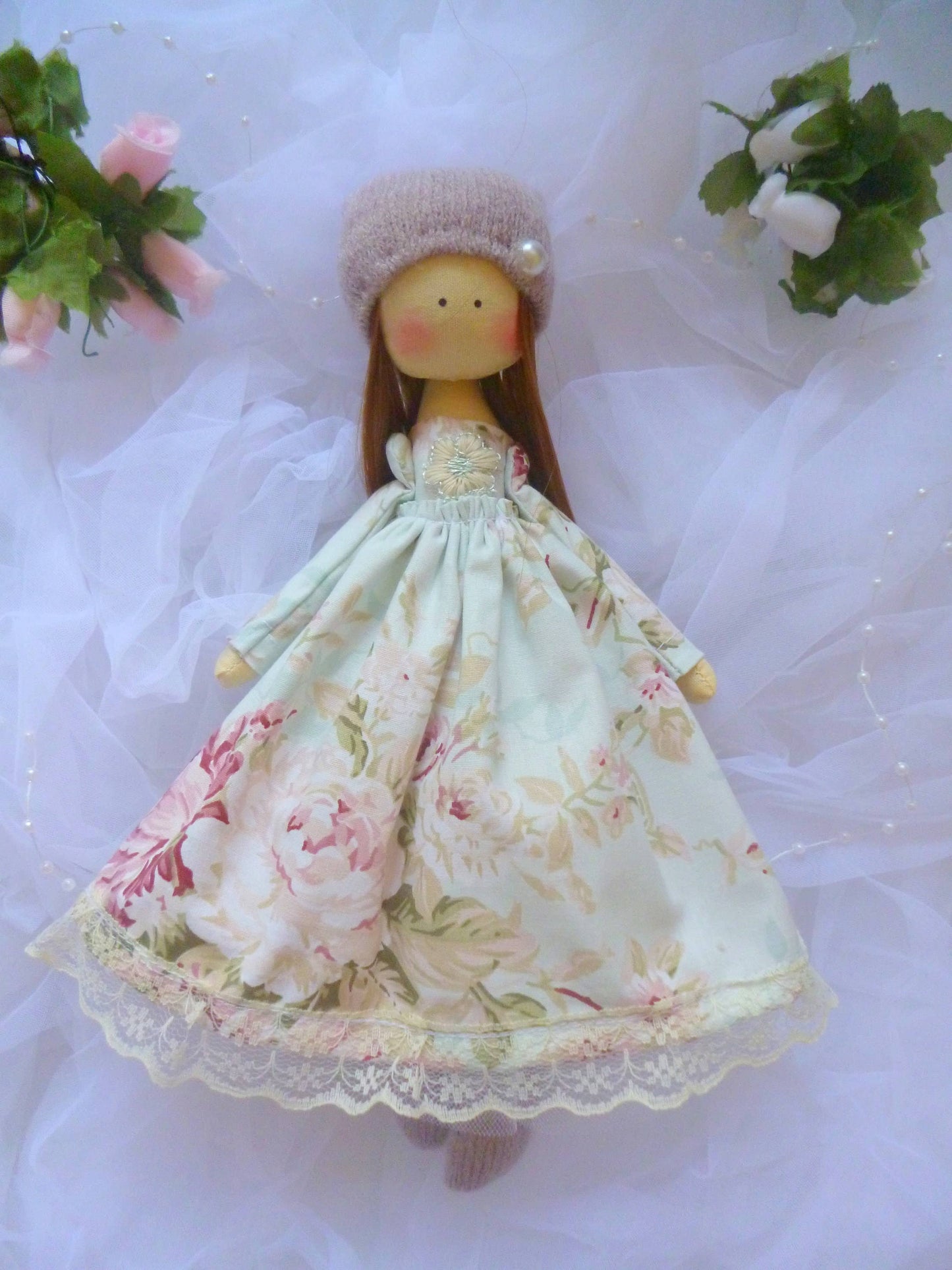 Handmade Keepsake Doll with Stitched Clothing – Heirloom Gift from Ukraine cloth doll, Fabric Doll, Textile doll, art doll