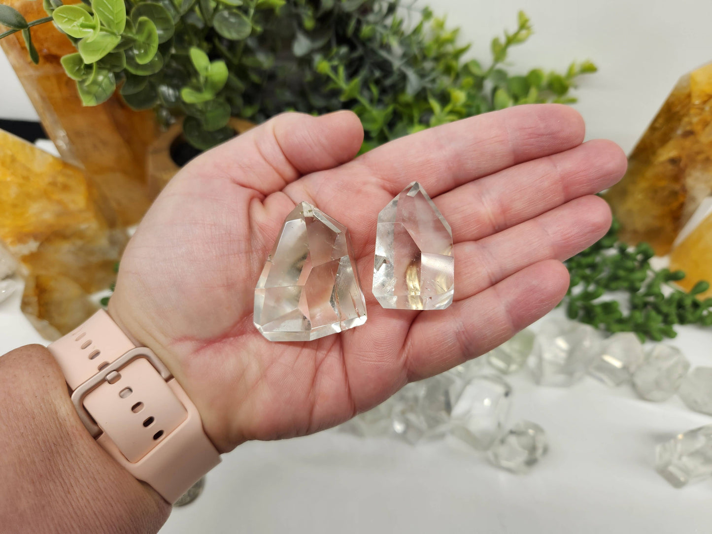 Clear Quartz Crystal Polished Points Lot AAA 0.5Kg