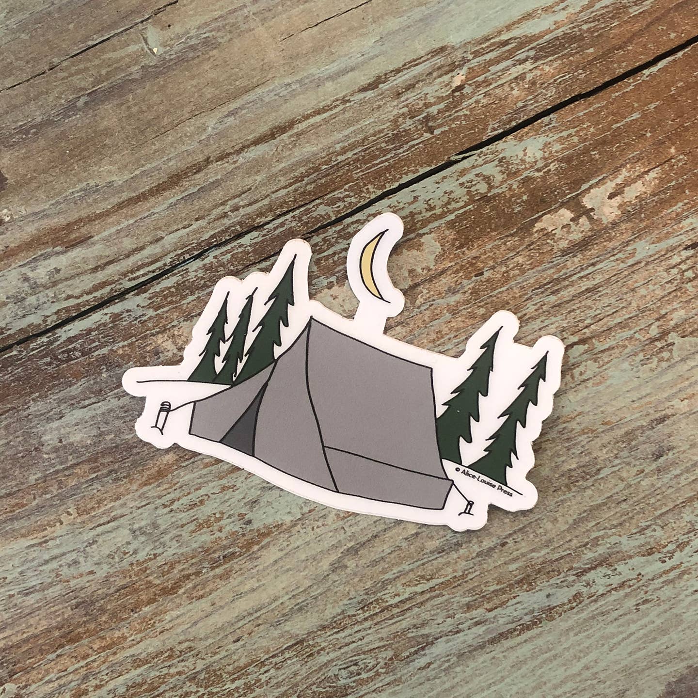 Camping Sticker