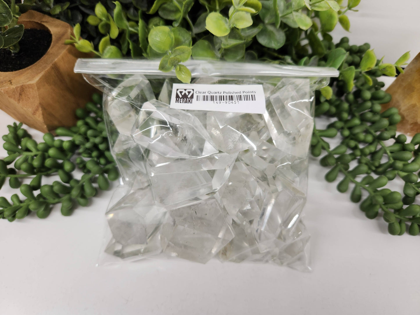 Clear Quartz Crystal Polished Points Lot AAA 0.5Kg