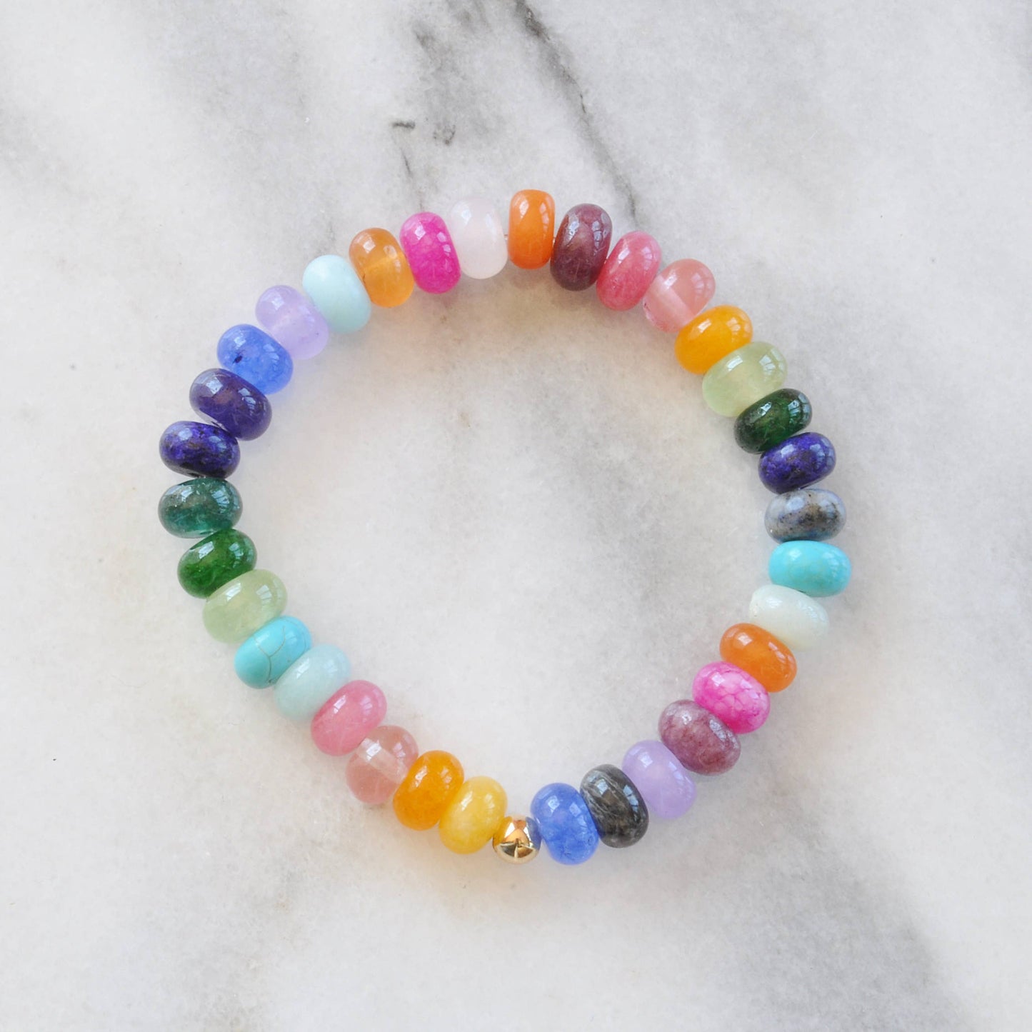 Gemstone Juice Chunky Stretch Bracelets