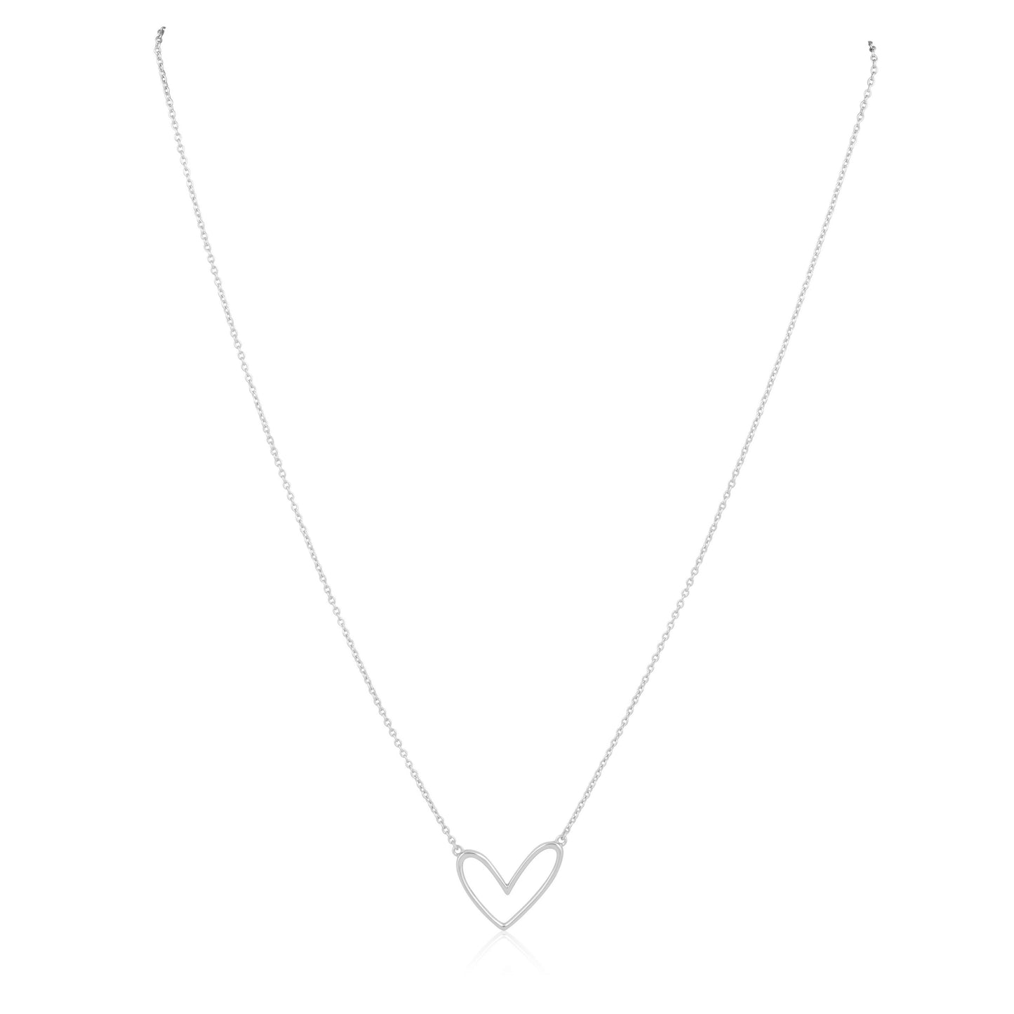 Abigail Open Heart Necklace