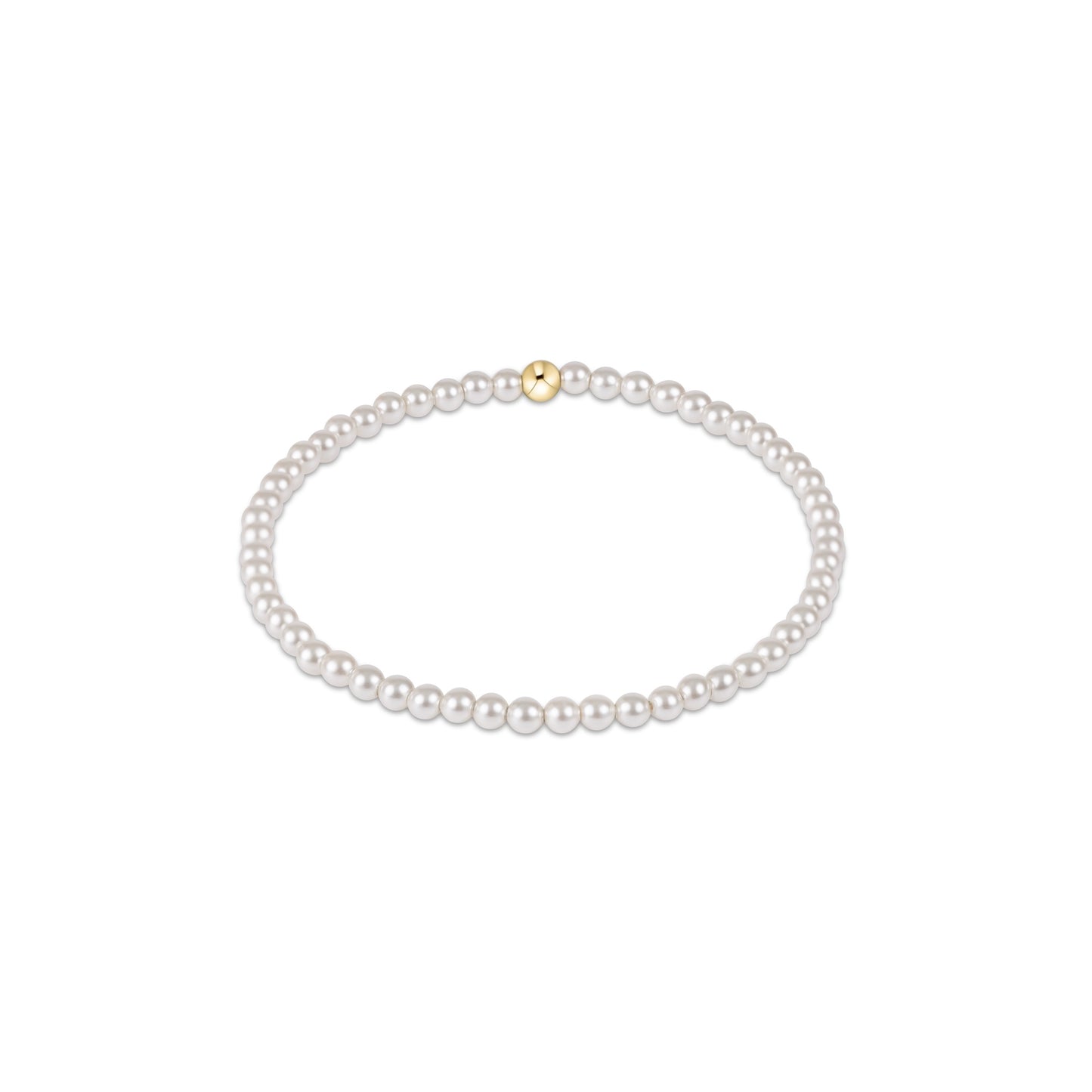 Classic Pearl 3mm Bead Bracelet