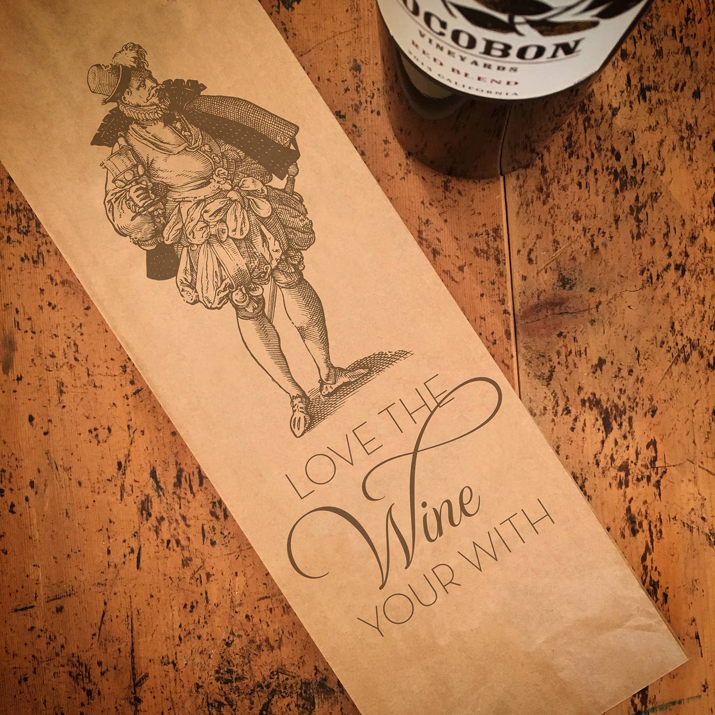 Wine You're With Wine Bag