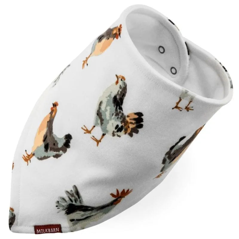 Organic Cotton Three-Layer Kerchief Bib