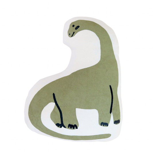 Long Neck Dinosaur Pillow Canvas Material