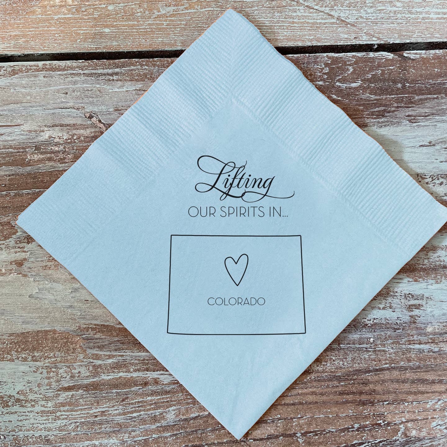 Lifting Our Spirits In... Local Cocktail Napkins