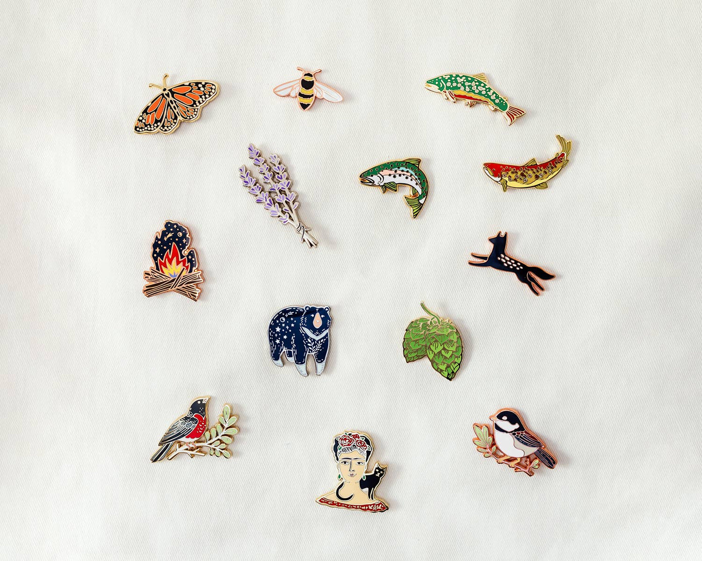 Michigan Enamel Pin Set