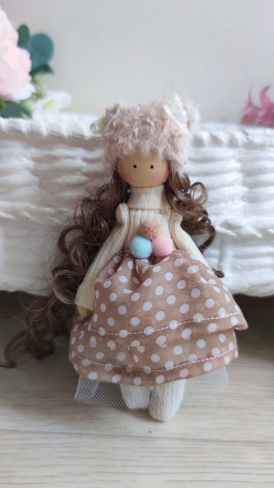 Handmade Keepsake Doll with Stitched Clothing – Heirloom Gift from Ukraine cloth doll, Fabric Doll, Textile doll, art doll