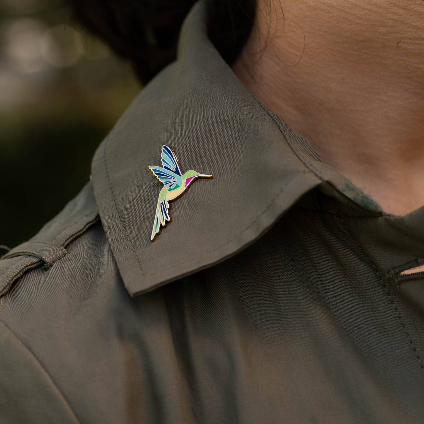 Hummingbird Pin, Nature Gifts