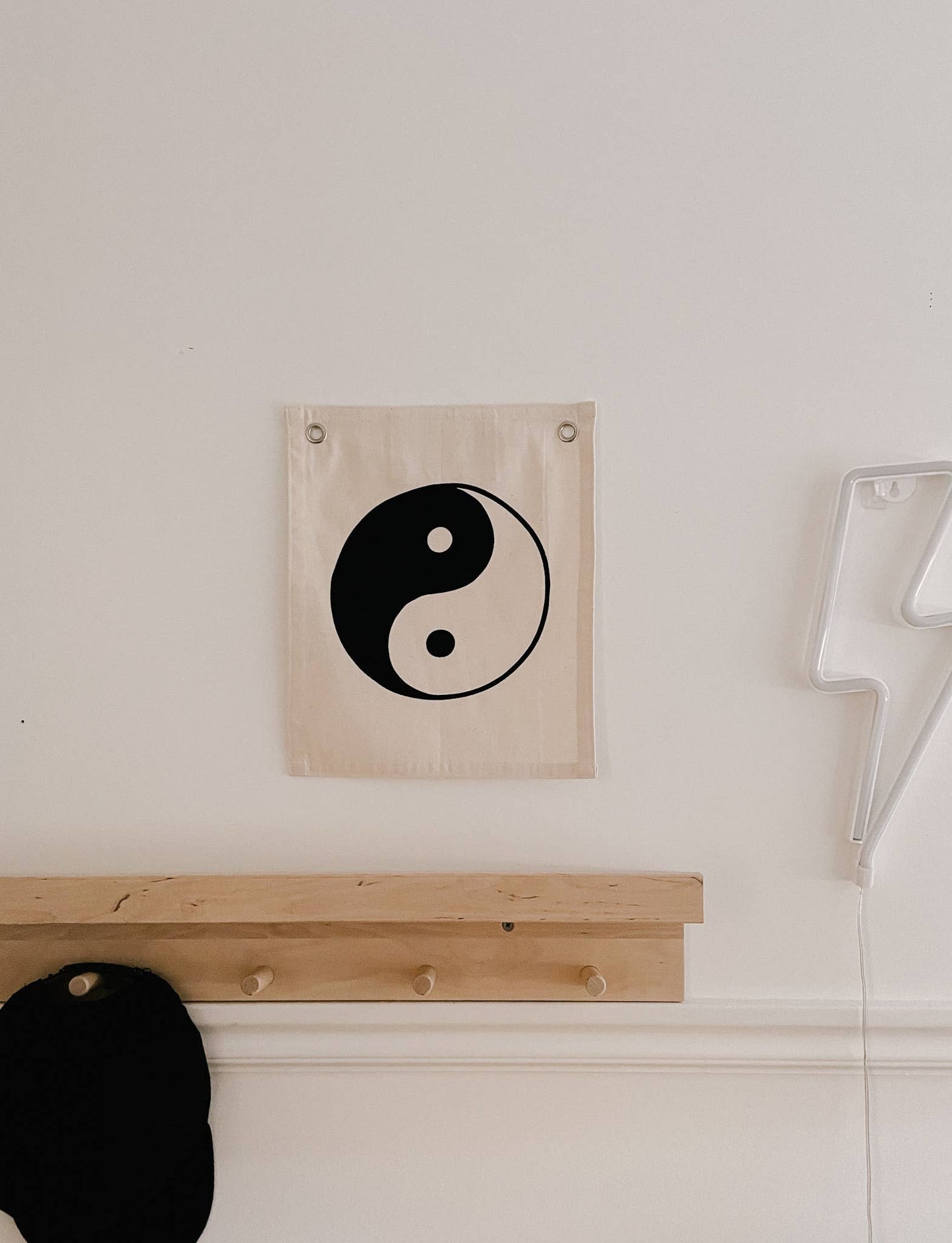 Yin Yang Canvas Banner