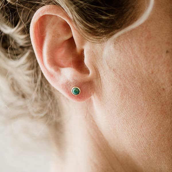 Hyalite Studs // Turquoise