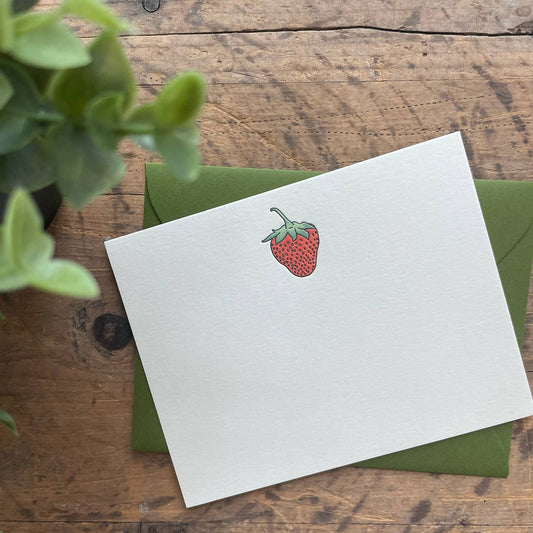 Strawberry Notecard