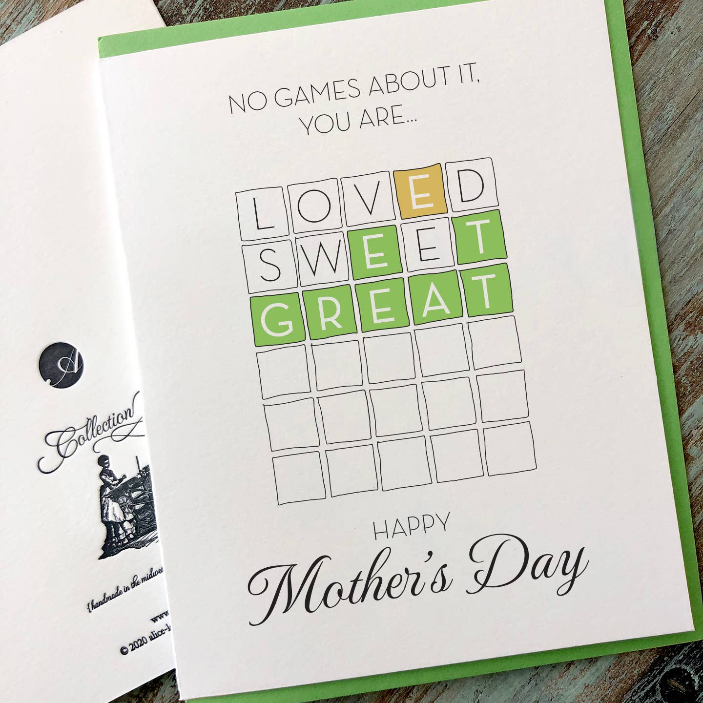 Mother Wordle Card