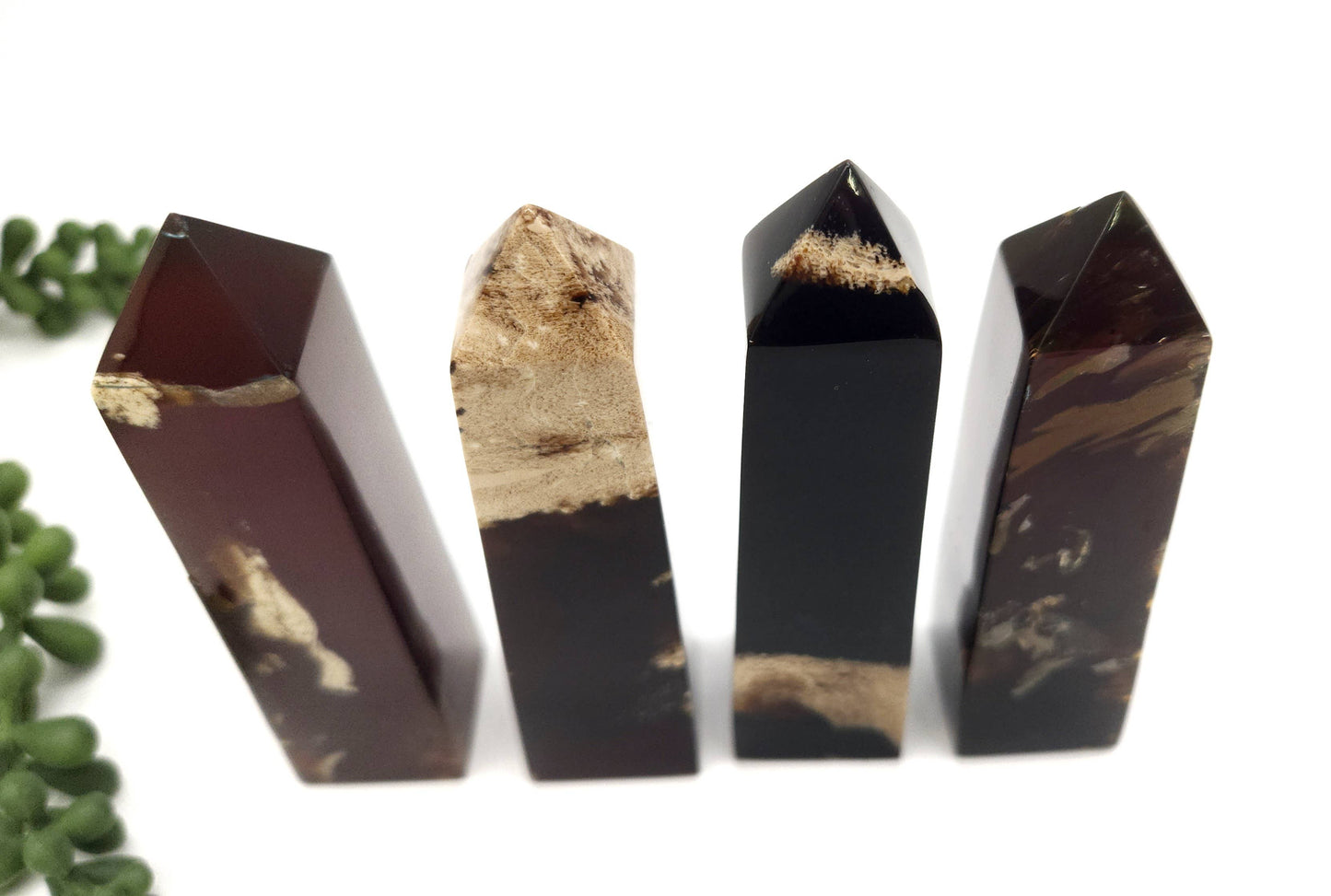 Amber Tower Obelix  4 Faceted - Three sizes