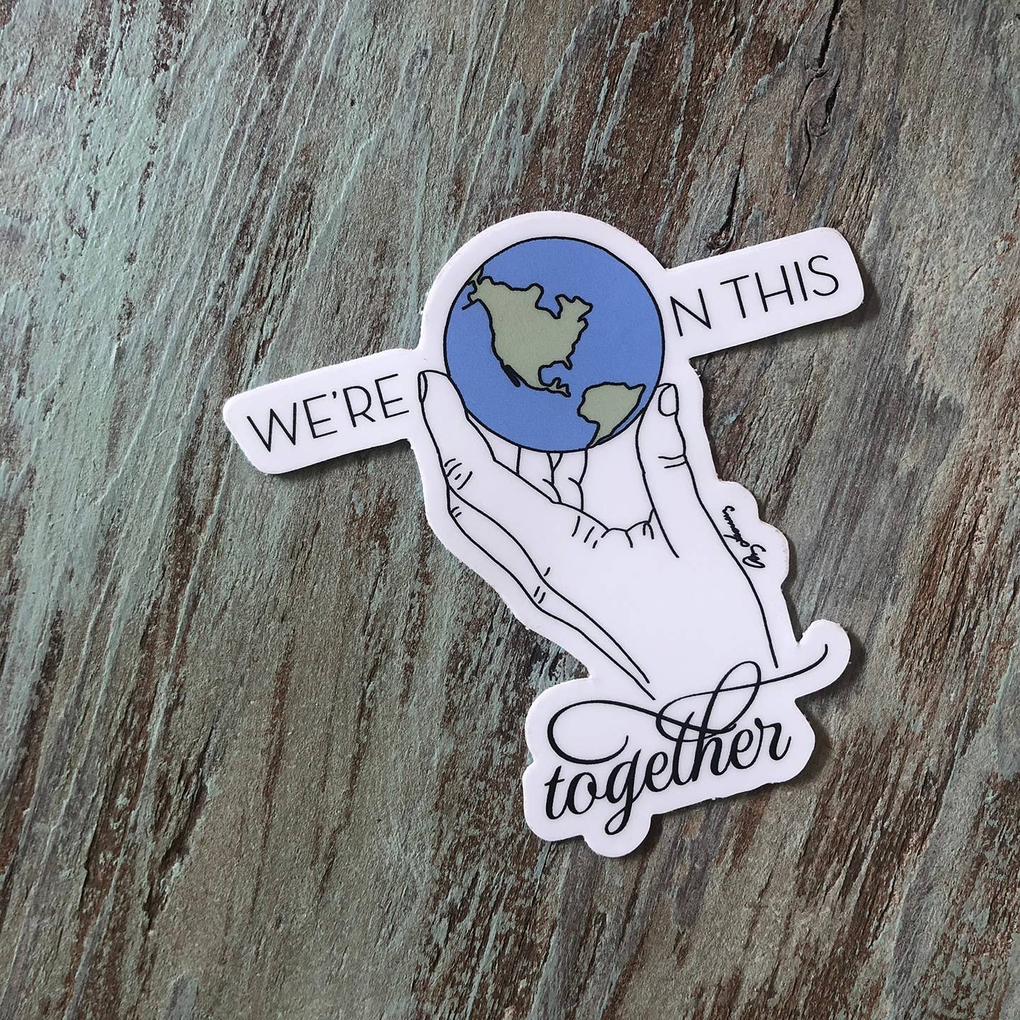 On This Together Sticker