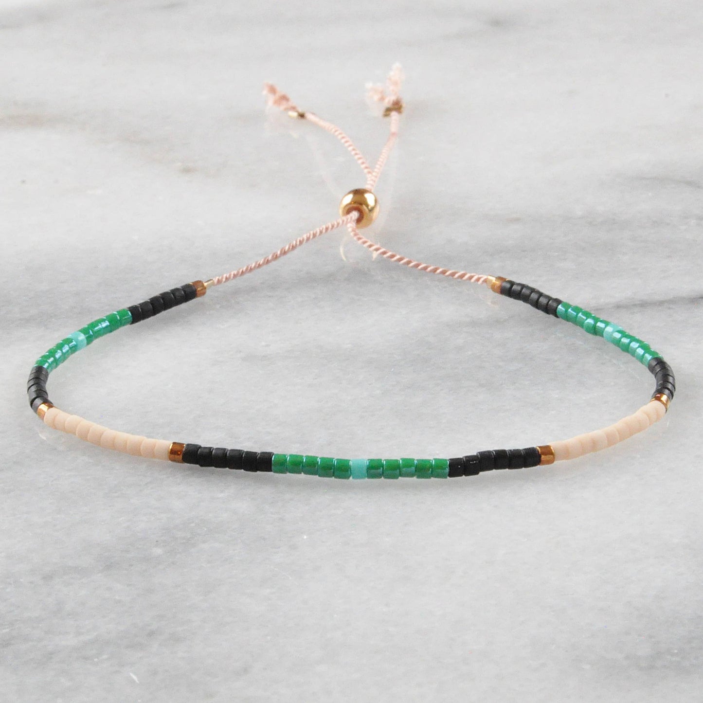 Adjustable Seed Bead String Bracelets