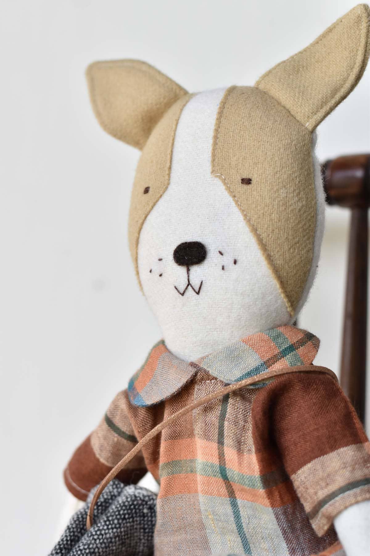 Fig the Frenchie Dog - Ojai Orchard Gather Dress