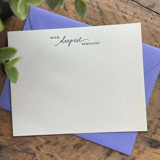 Sympathy Notecard