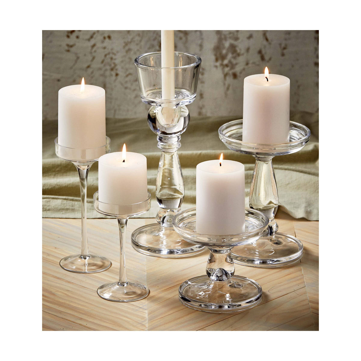 Color Studio Pillar Candle 4X6 Ivory Wax Everyday