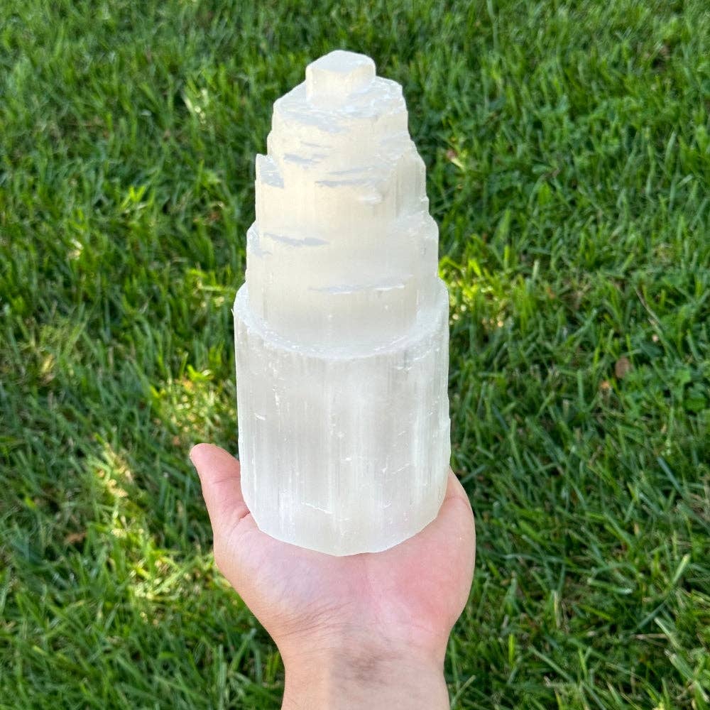 Selenite - Lamp, Medium