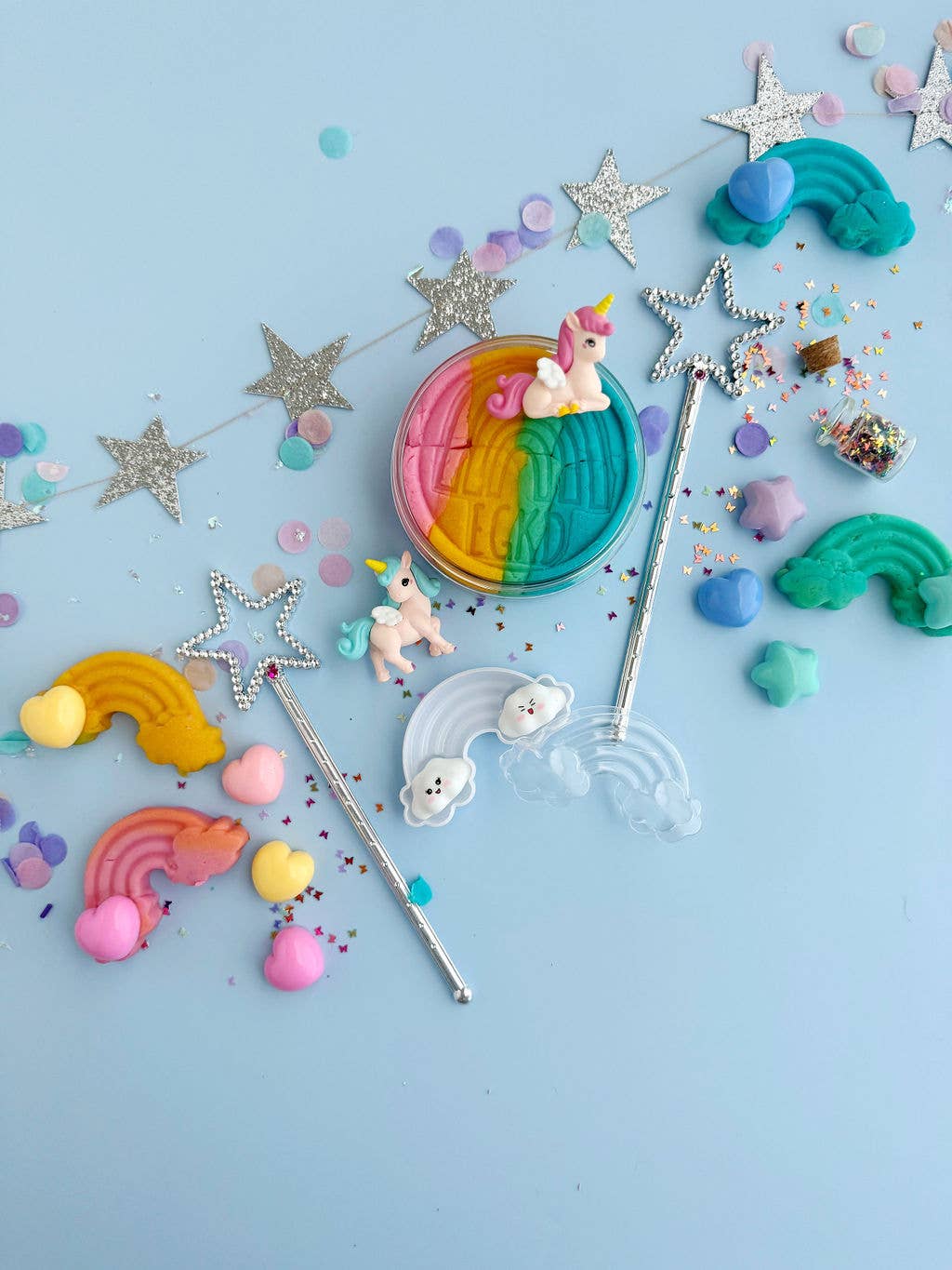 Unicorn Rainbow (Rainbow Sherbet) KidDough Play Kit
