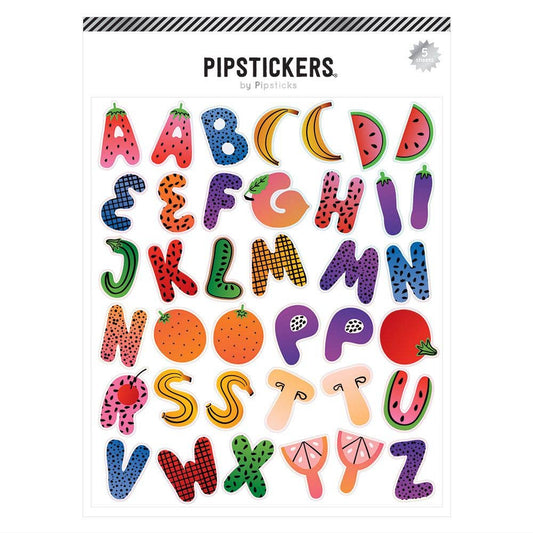 Fresh Picked Big Alphabet (5ct) Stickers