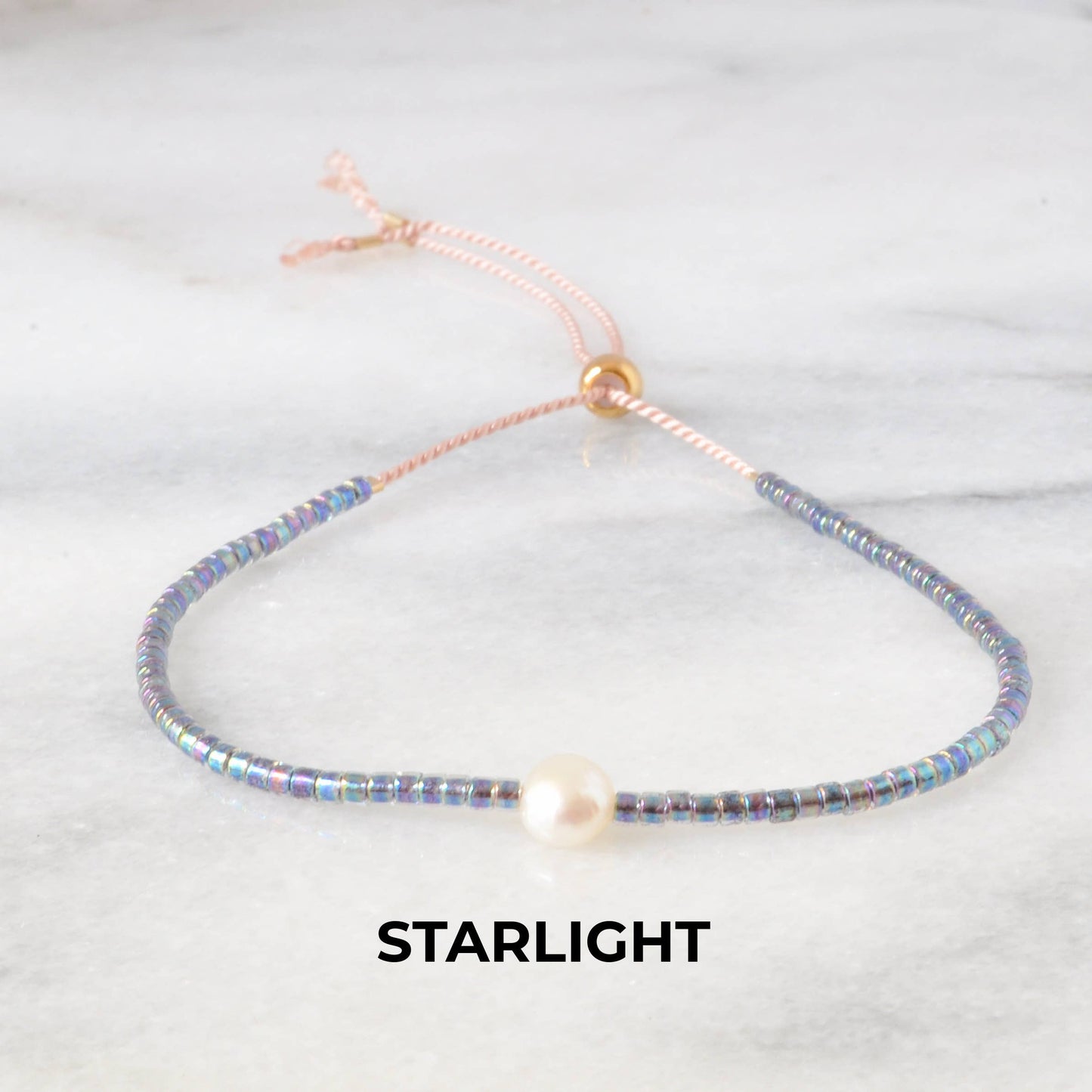 Pearl Accent Beaded String Bracelets