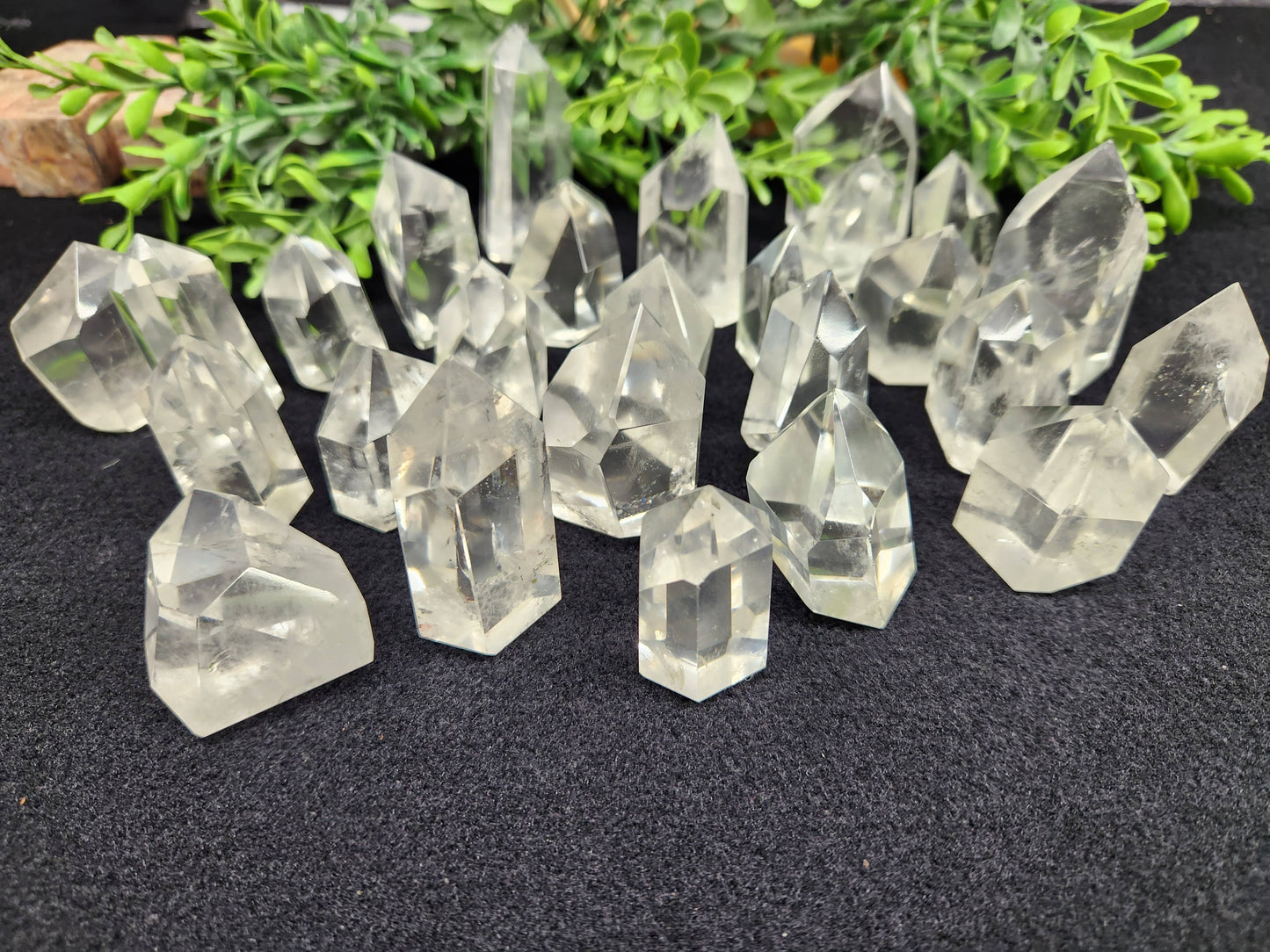 Clear Quartz Crystal Polished Points Lot AAA 0.5Kg