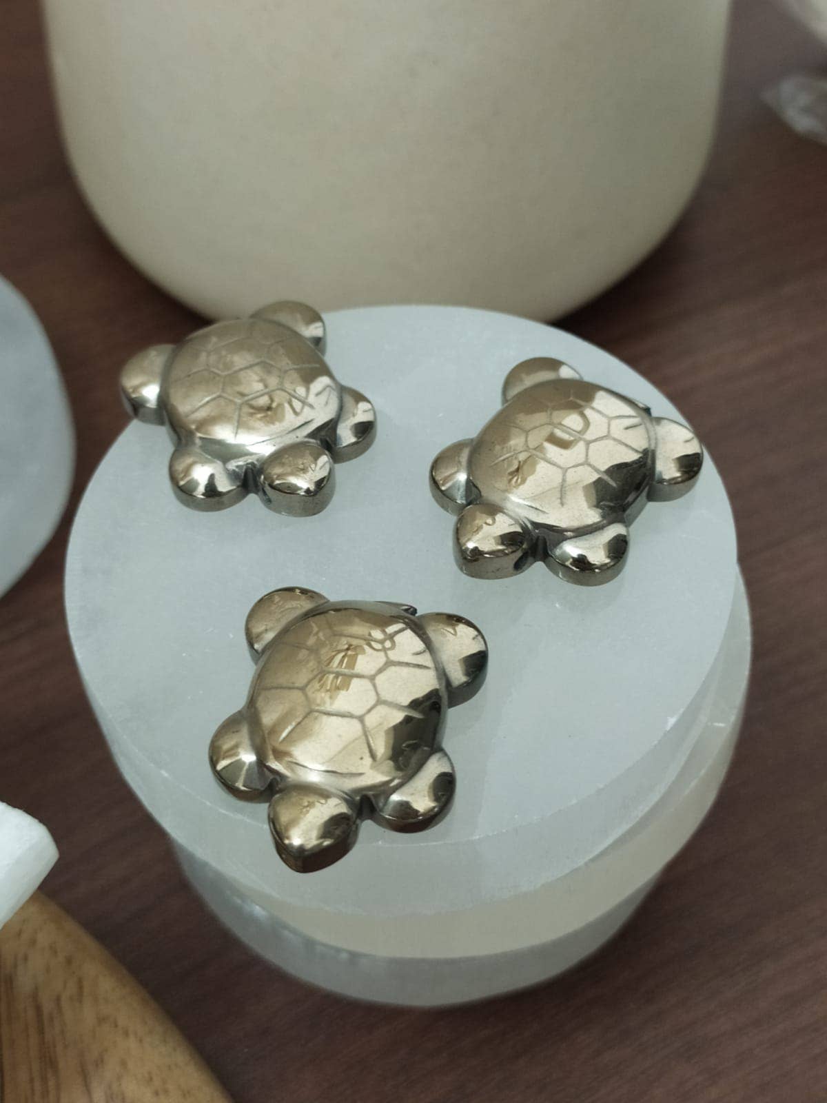 Gold Pyrite Turtle Figurines