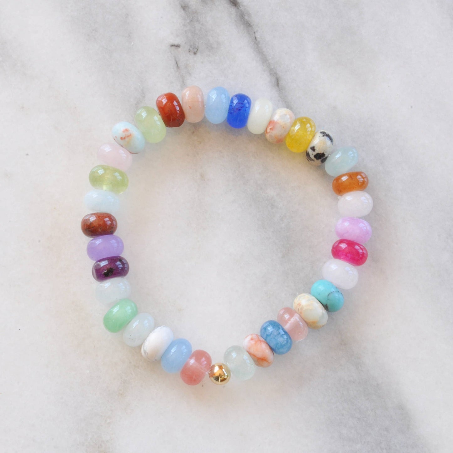 Gemstone Juice Chunky Stretch Bracelets