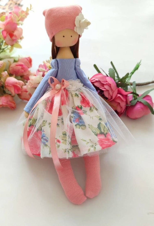 Handmade Keepsake Doll with Stitched Clothing – Heirloom Gift from Ukraine cloth doll, Fabric Doll, Textile doll, art doll