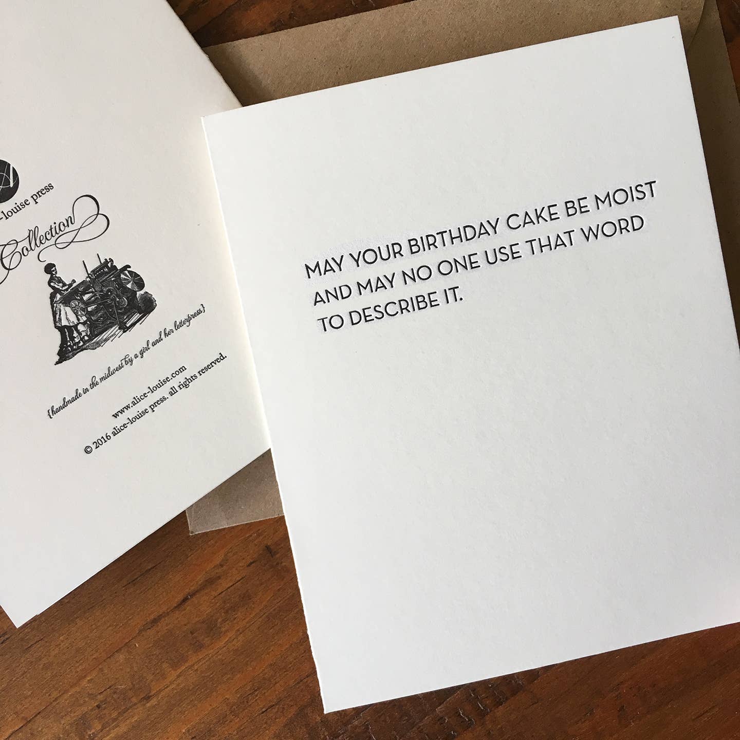 Moist Birthday Card