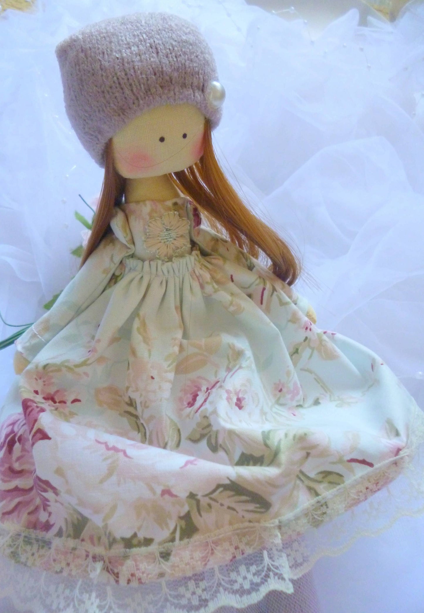 Handmade Keepsake Doll with Stitched Clothing – Heirloom Gift from Ukraine cloth doll, Fabric Doll, Textile doll, art doll