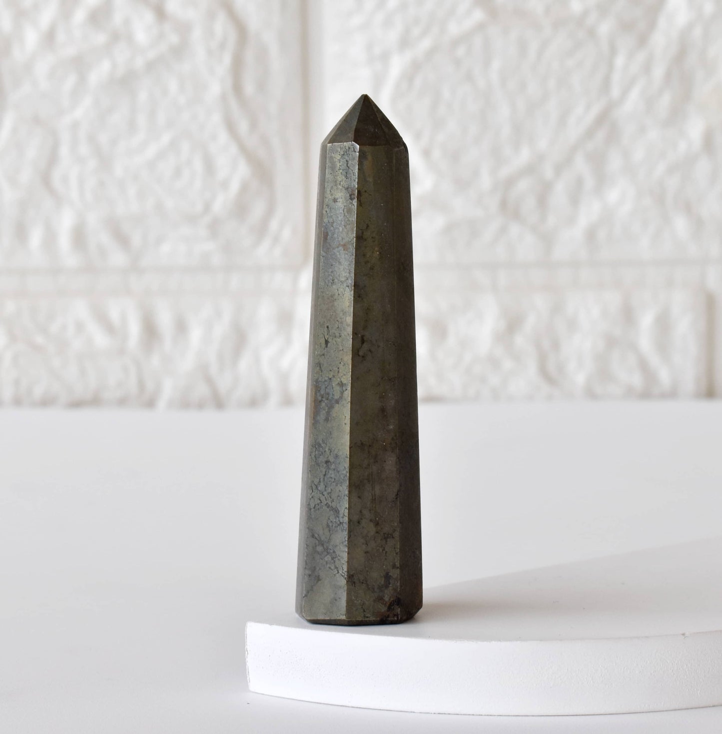 Pyrite Tower Point (Creativity and Strength) Abundance