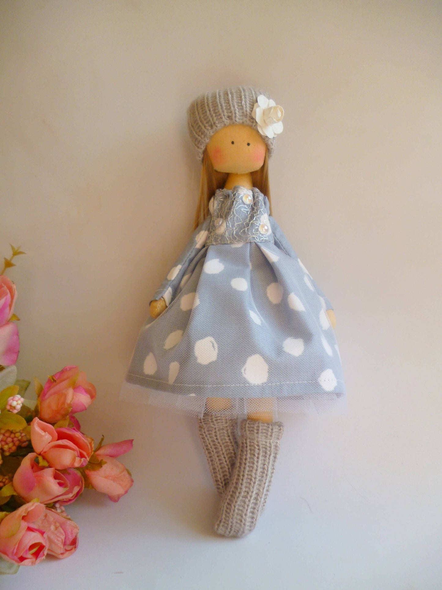 Handmade Keepsake Doll with Stitched Clothing – Heirloom Gift from Ukraine cloth doll, Fabric Doll, Textile doll, art doll
