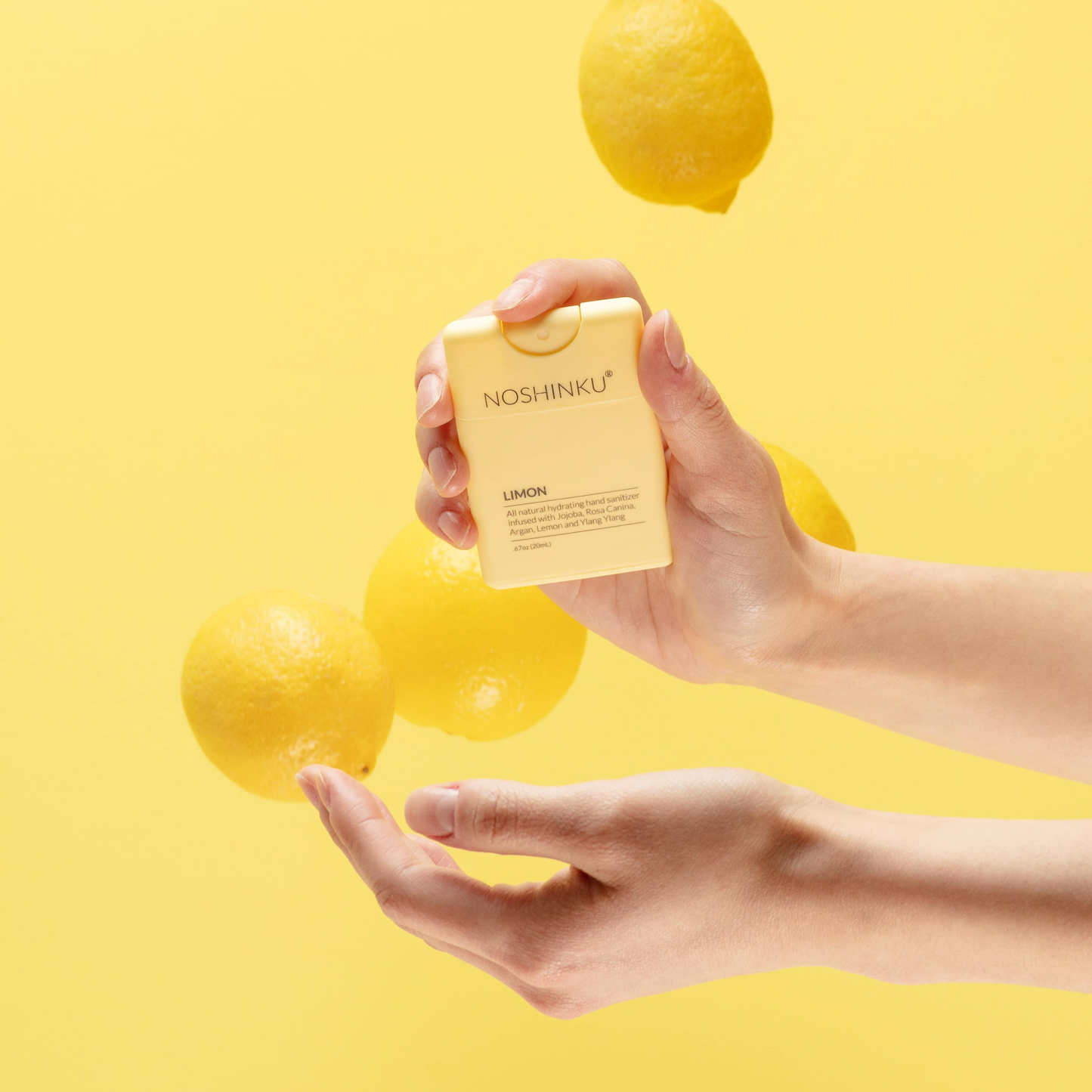 Lemon Ylang Ylang Refillable Organic Rejuvenating Pocket Cleanser
