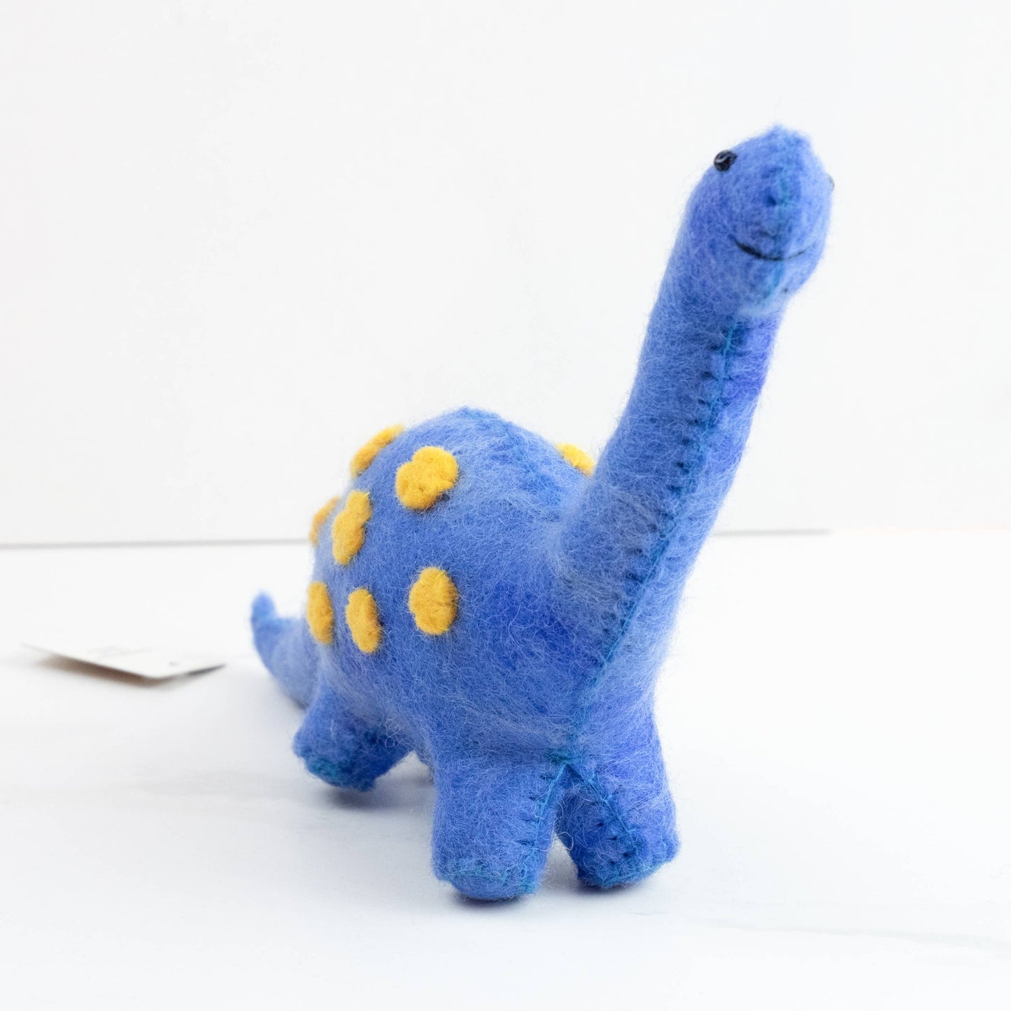 Mini Blue Felted Dino