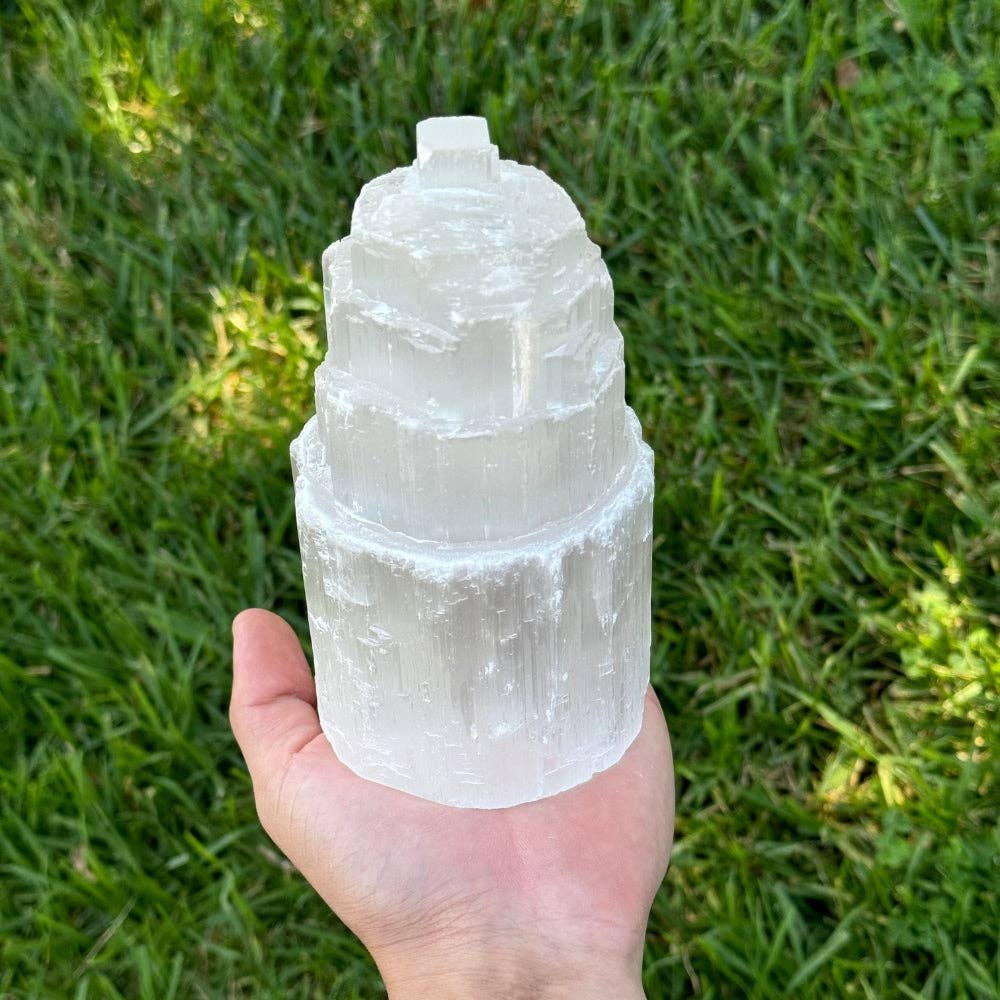 Selenite - Lamp, Small