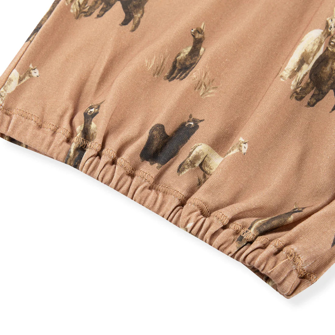 Alpaca Organic Cotton Newborn Gown & Hat