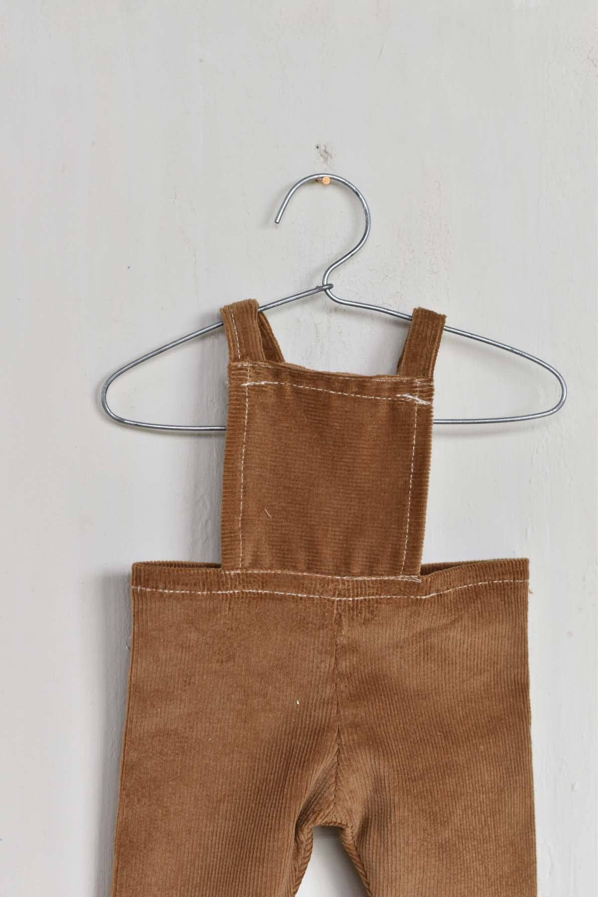 Fern the Frog doll- Corduroy Overalls with Blouse