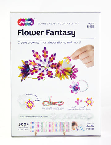 Flower Fantasy- JoyJems Mosaic Craft Kit