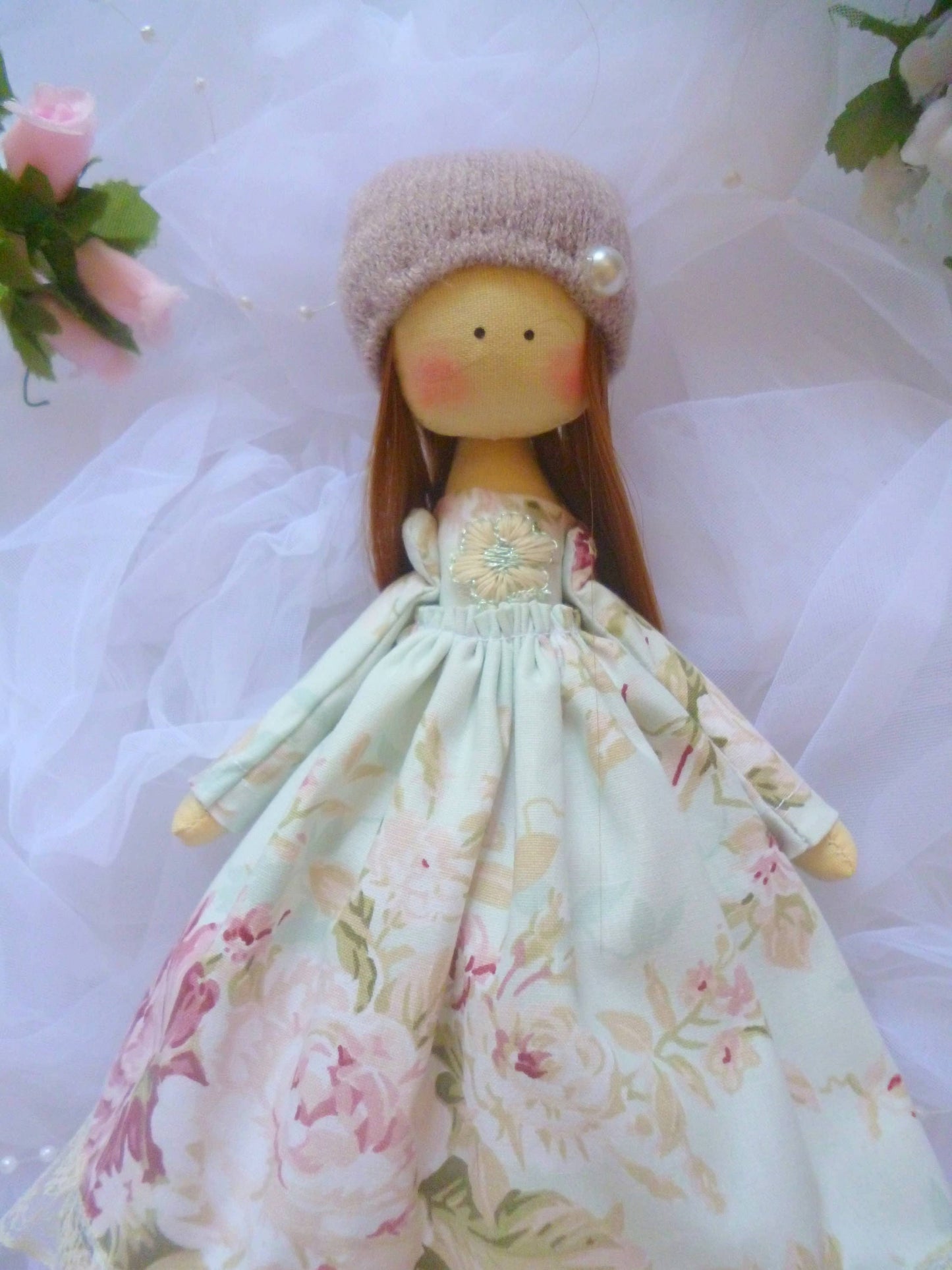 Handmade Keepsake Doll with Stitched Clothing – Heirloom Gift from Ukraine cloth doll, Fabric Doll, Textile doll, art doll