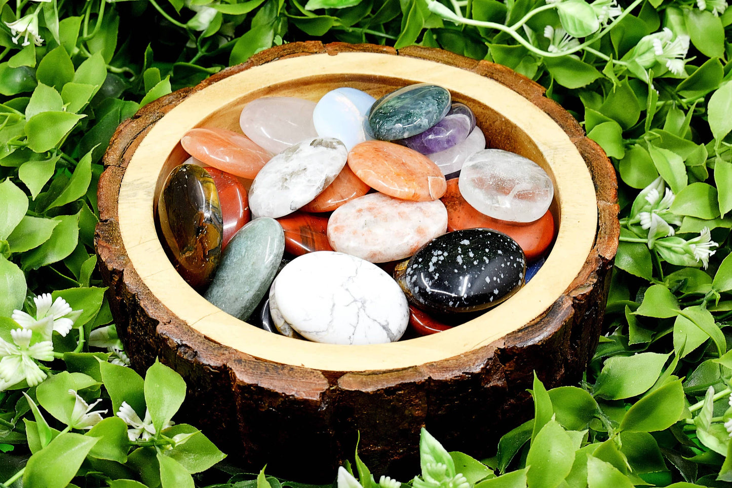 Gemstone Worry Stones, Palm Stone, Thumb Stone