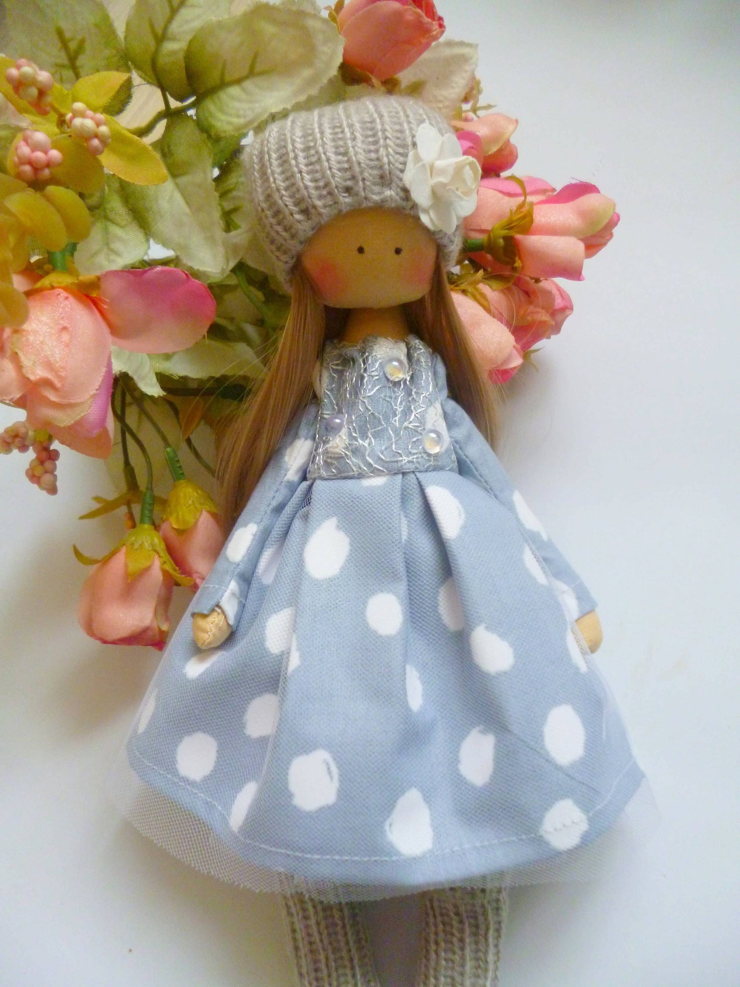 Handmade Keepsake Doll with Stitched Clothing – Heirloom Gift from Ukraine cloth doll, Fabric Doll, Textile doll, art doll