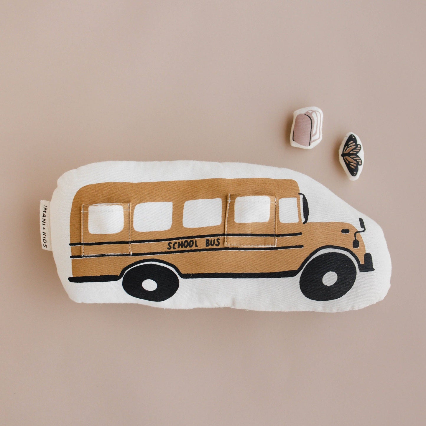 Interactive school bus pillow